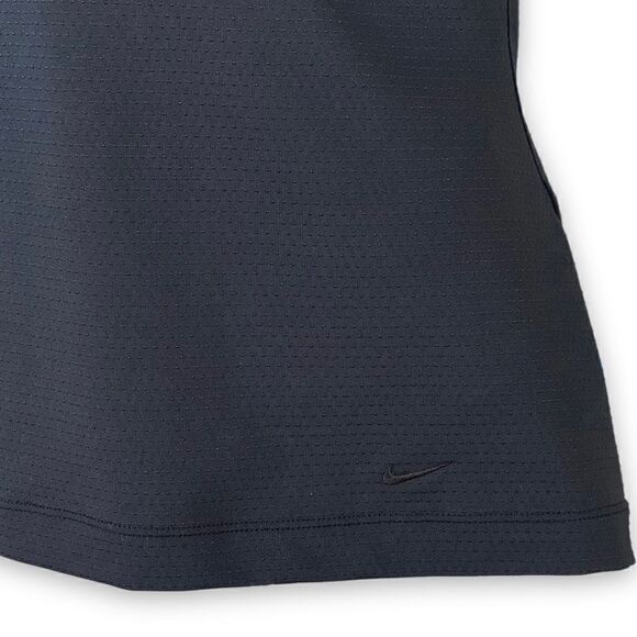Nike Golf Sphere Dry Mock Wrap Pattern Waistband V-Neck Short Sleeve Polo - Picture 11 of 16